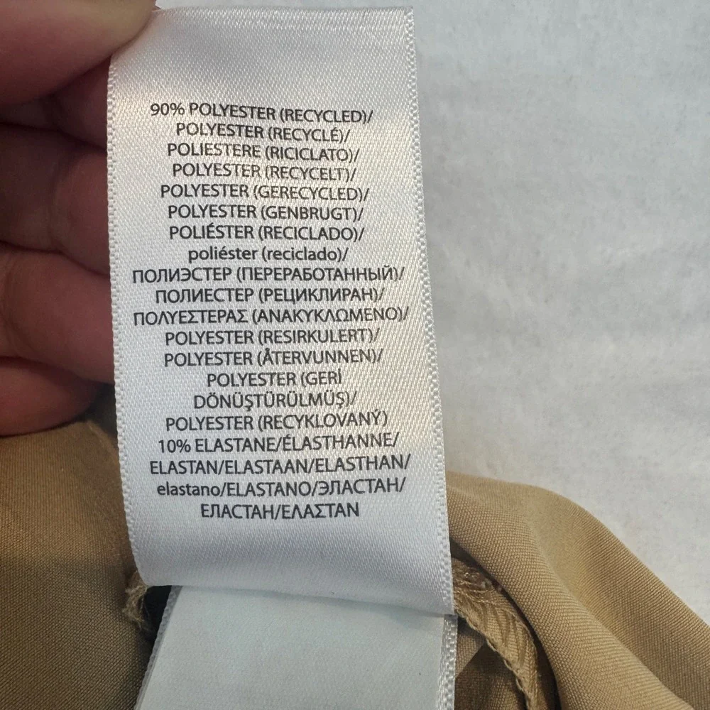 Polo Ralph Lauren Men Performance Golf Shorts Tan Khaki Stretch Size 42B Big